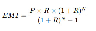 SBI EMI Calculator